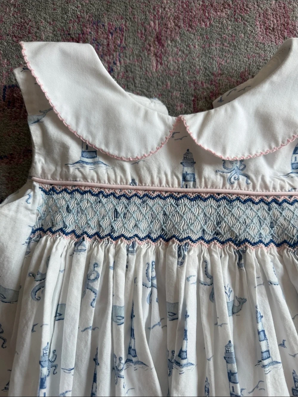 Shrimp & Grits nautical dress